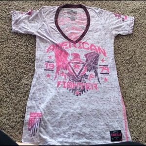 Woman's American fighter shirt