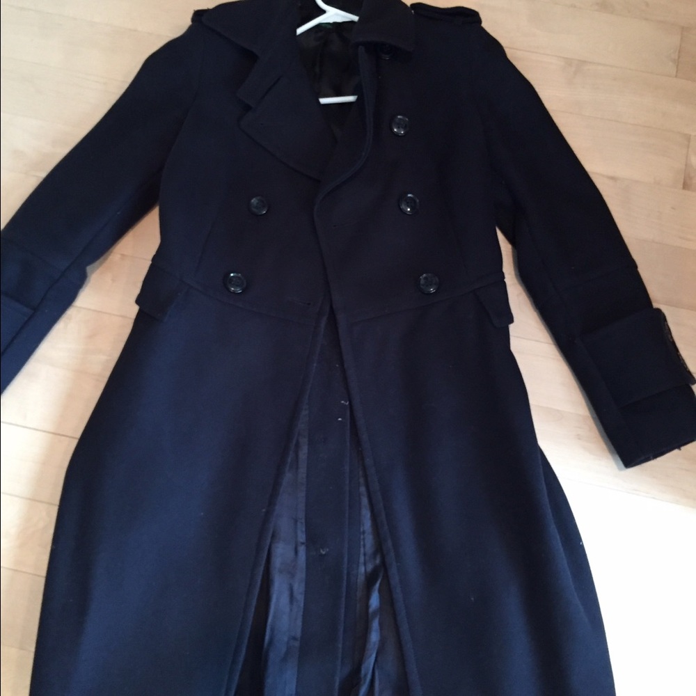Benetton navy trench
