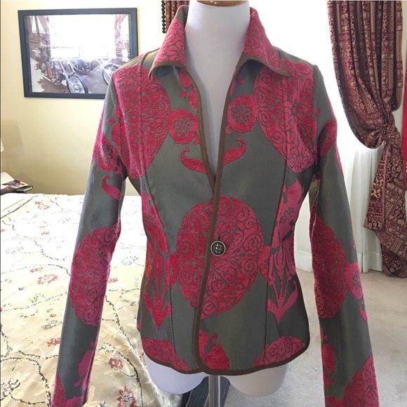 STUNNING Khangura Tapestry Reversible Jacket - Picture 1 of 6