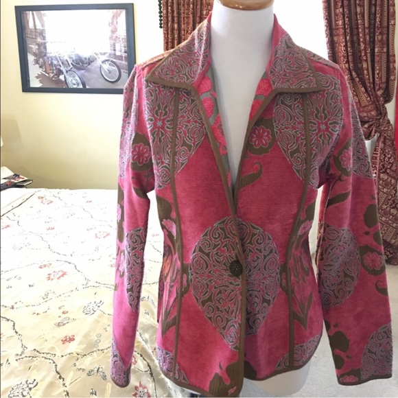 STUNNING Khangura Tapestry Reversible Jacket - Picture 2 of 6