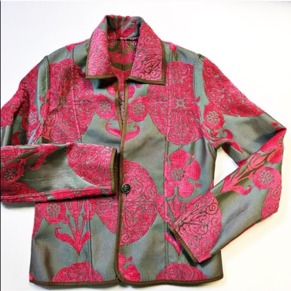 STUNNING Khangura Tapestry Reversible Jacket - Picture 3 of 6