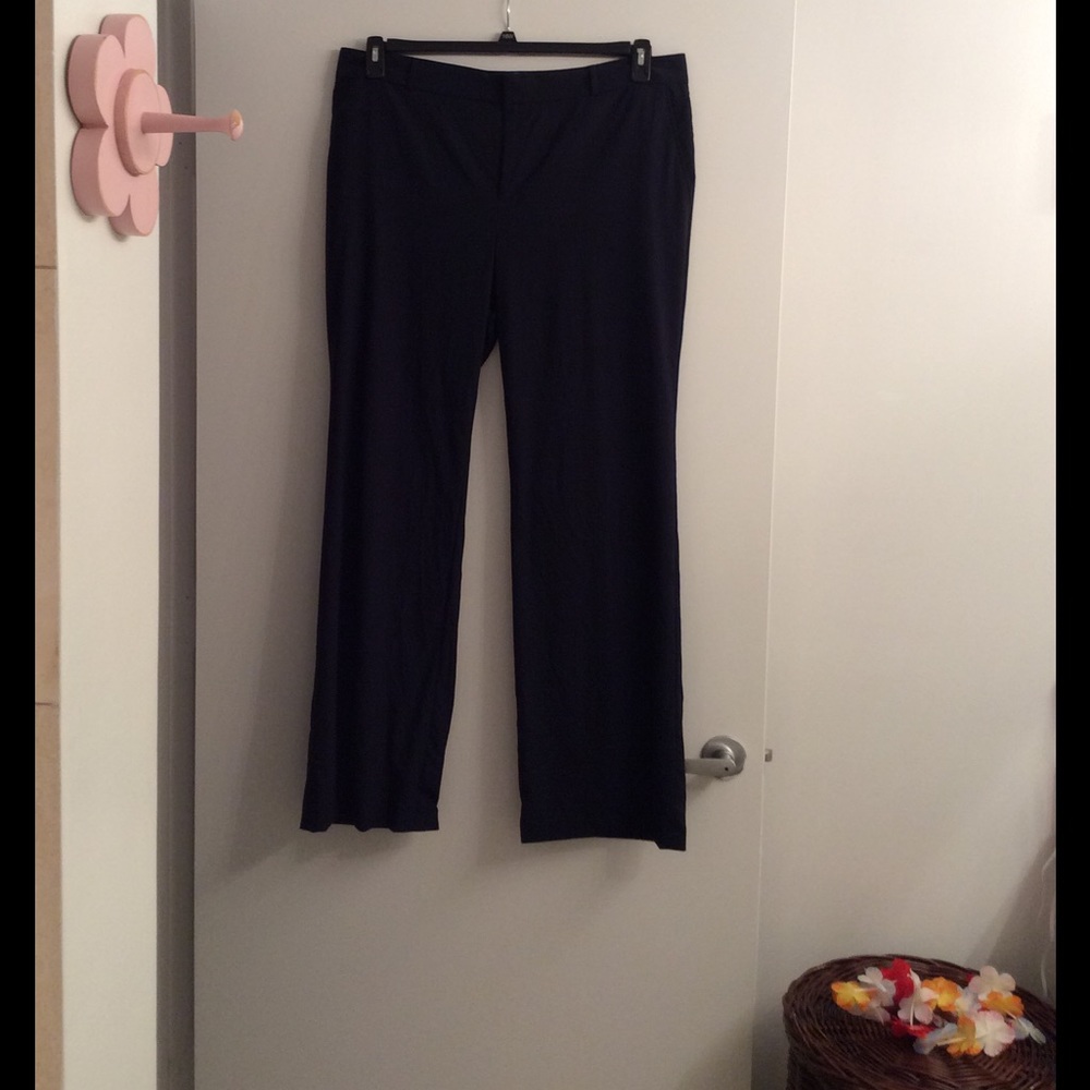 Navy pants from Banana Republic