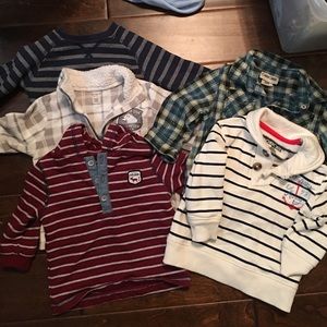 Bundle- 5 items- 12 month baby boy long sleeve
