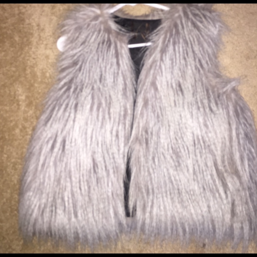 faux fur vest