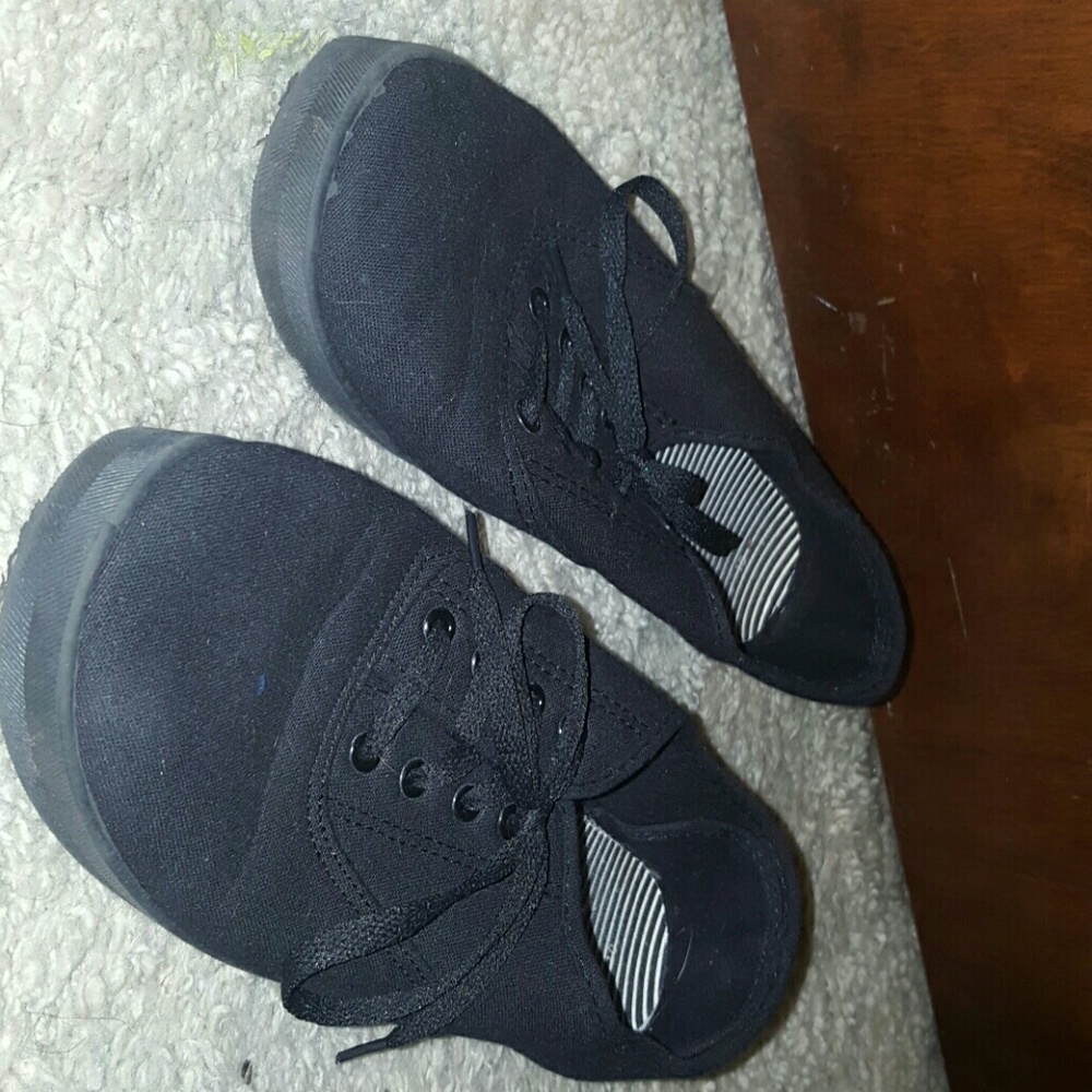 Black sneakers