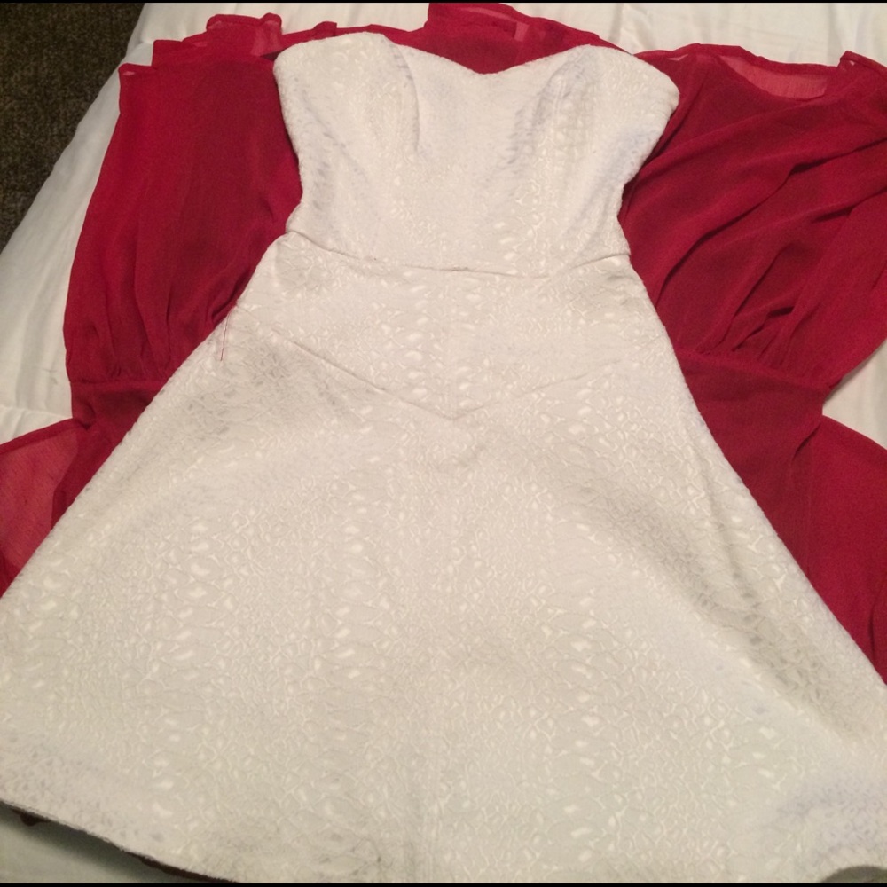 White Bebe dress