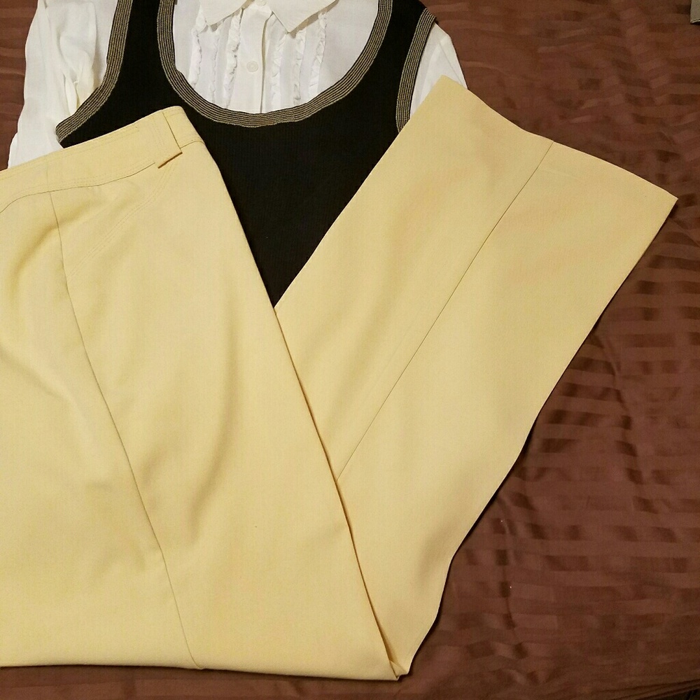 Conrad C yellow pants