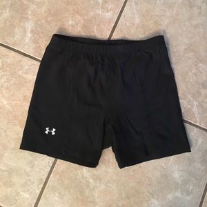 Black Under Armour athletic shorts