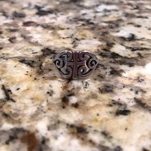 James Avery Scroll Cross Ring