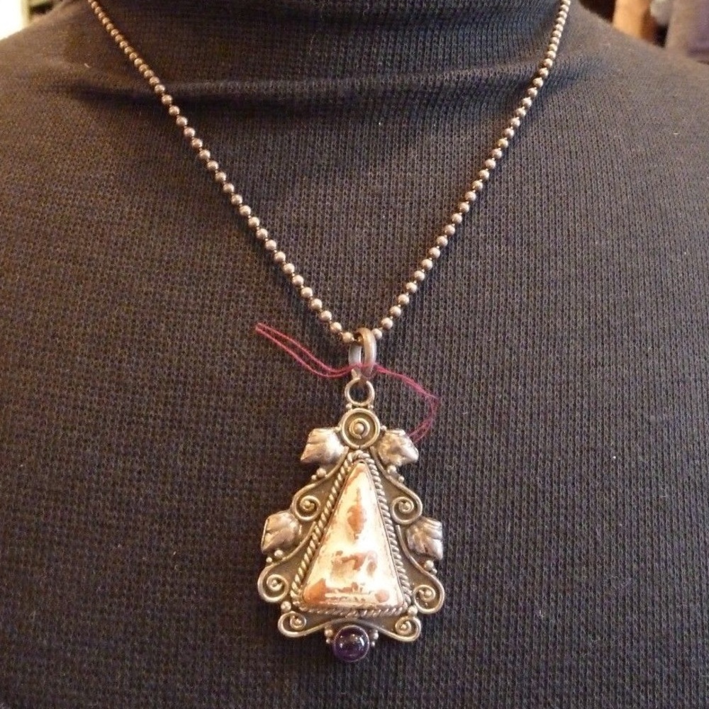 Triangular Buddha Necklace