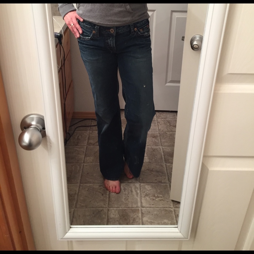 Silver jeans