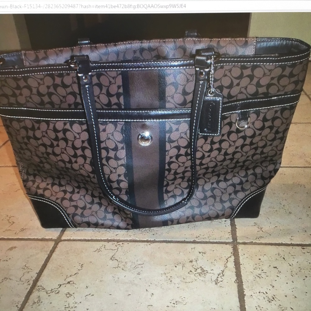 Coach Chelsea Heritage Diaper Bag