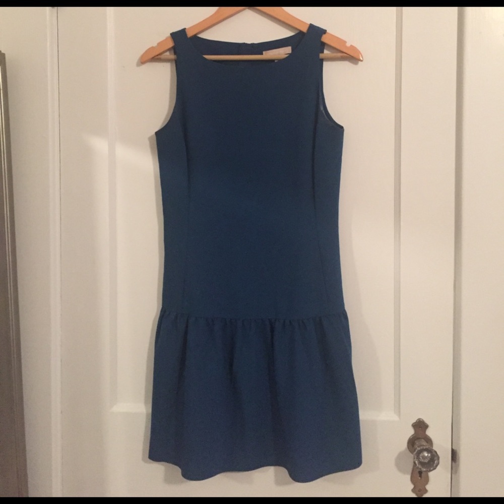 Peacock Teal Banana Republic party dress