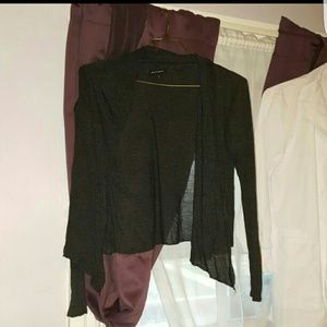 Dark Grey Active Basic Cardigan