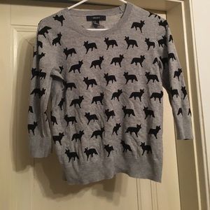 Gray fox sweater