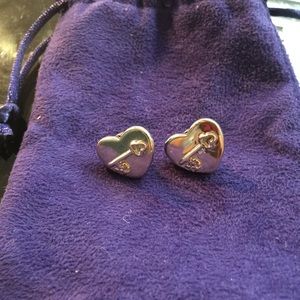 Tory Burch 'Louise' Heart Stud Earrings