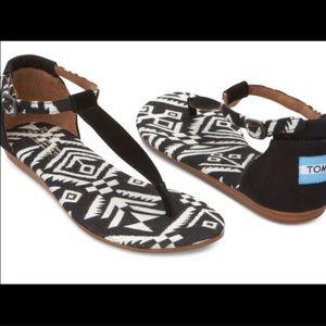Toms Aztec print sandals