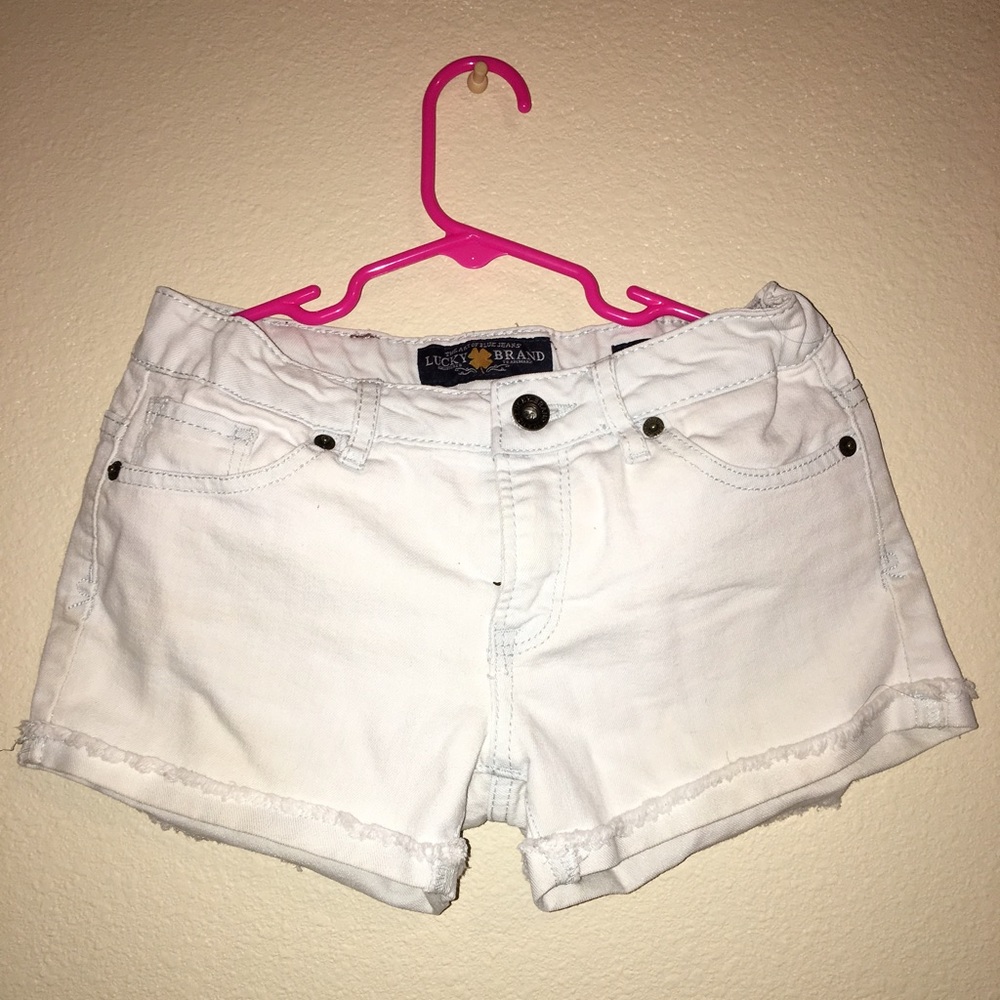 Mint Color Lucky shorts Size 8 girls