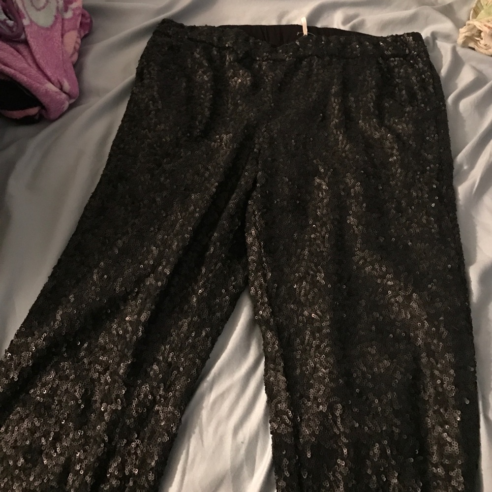 Free People Sequin Jogger