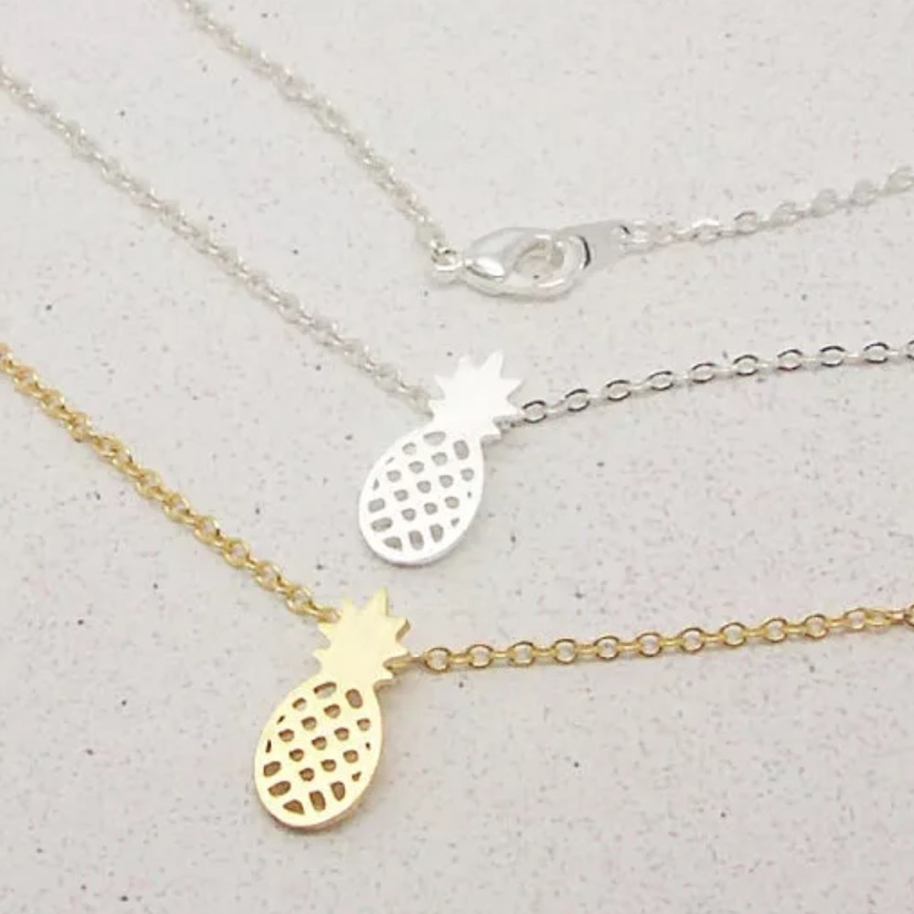 Gold Pineapples Necklaces pendant