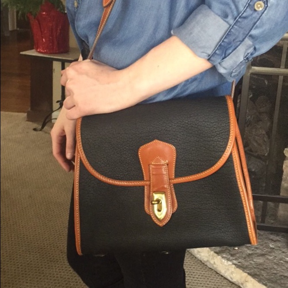 Dooney & Bourke Leather Shoulder Purse - Picture 3 of 5