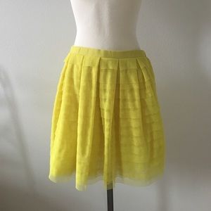 Yellow tule skirt