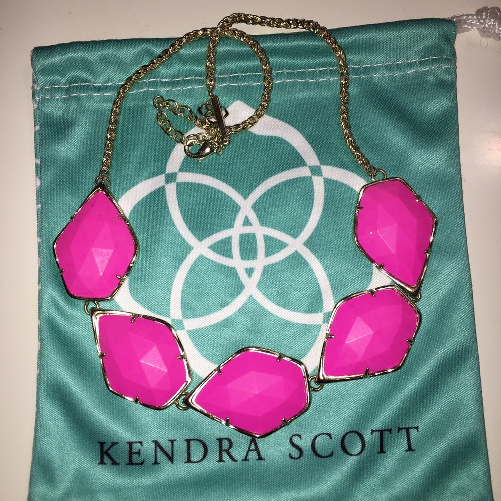 Hot Pink Kendra Scott Connely Necklace