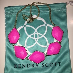 Hot Pink Kendra Scott Connely Necklace