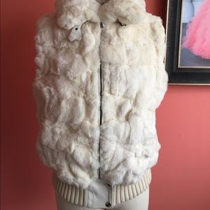 Fur vest size L