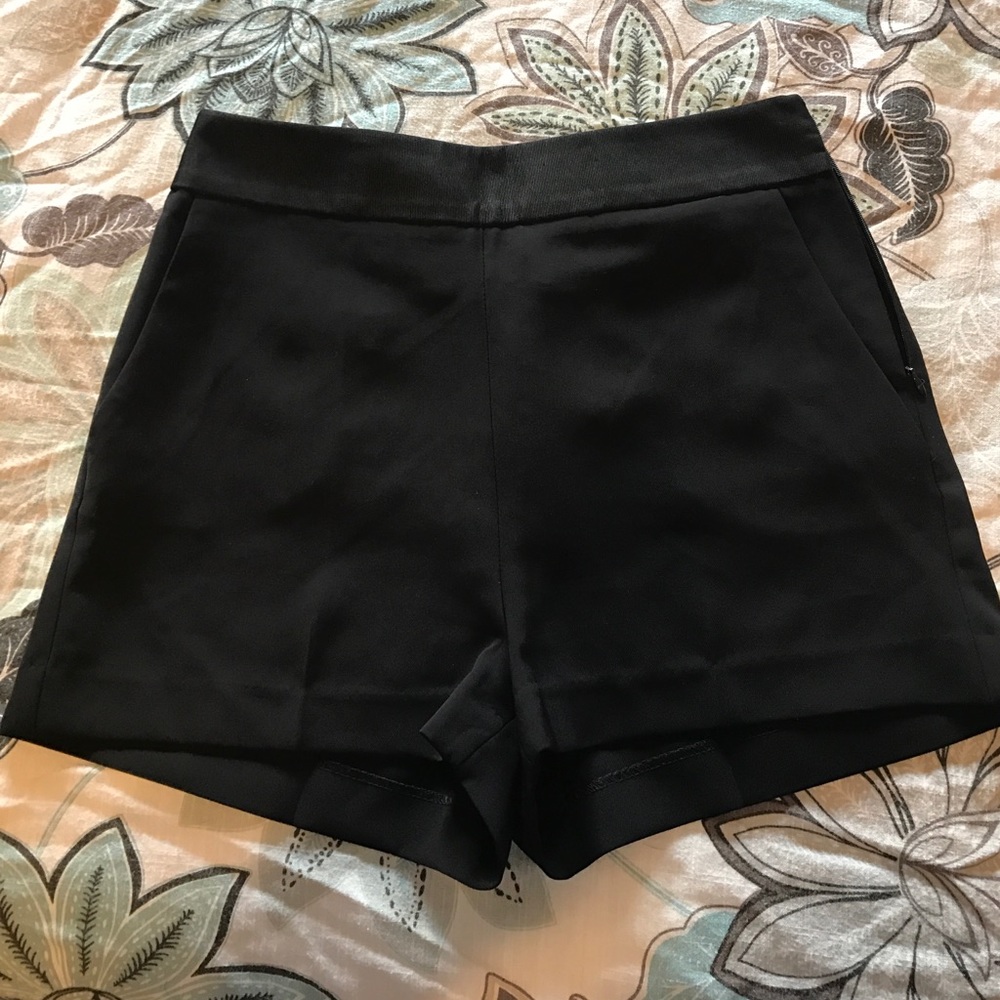 High waisted dress shorts