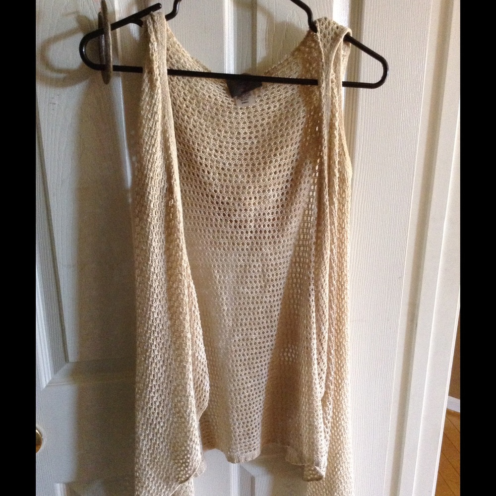 Tan Knit Cardigan