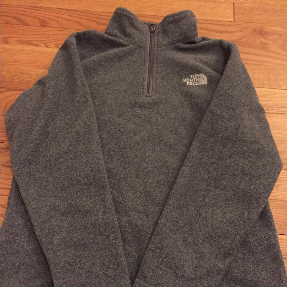 North Face Gray Fleece