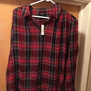Brand New - Women's Madewell Shirt - Large - Red