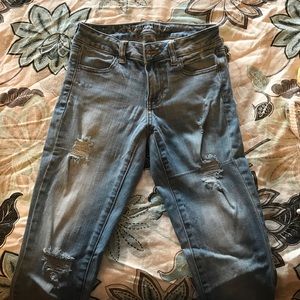 Stretchy skinny jeans