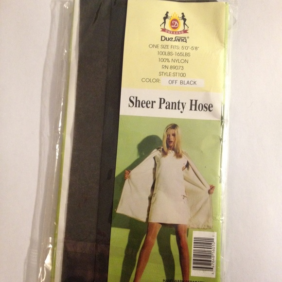 Sheer panty hose off black - Picture 2 of 4