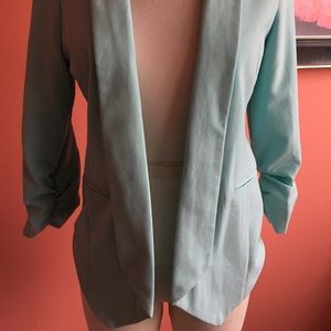Mint green blazer