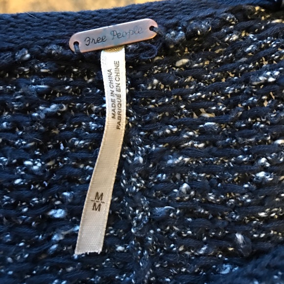 Free people midnight blue sweater - Picture 2 of 3