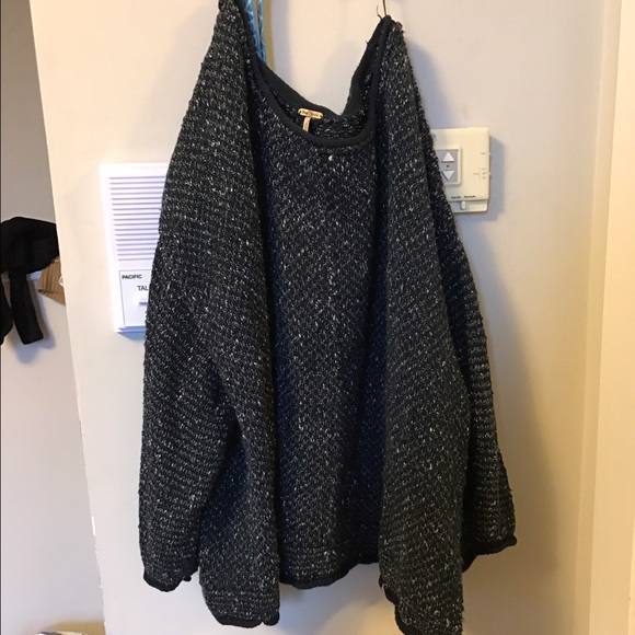 Free people midnight blue sweater - Picture 3 of 3