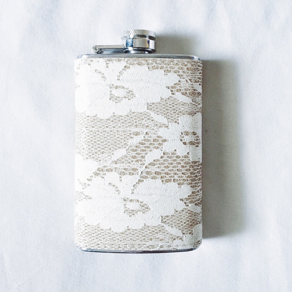 Icing Glitter Lace Flask