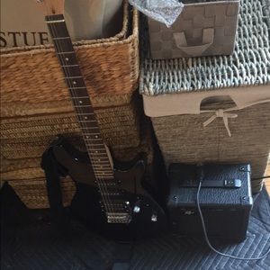 Guitar and amp