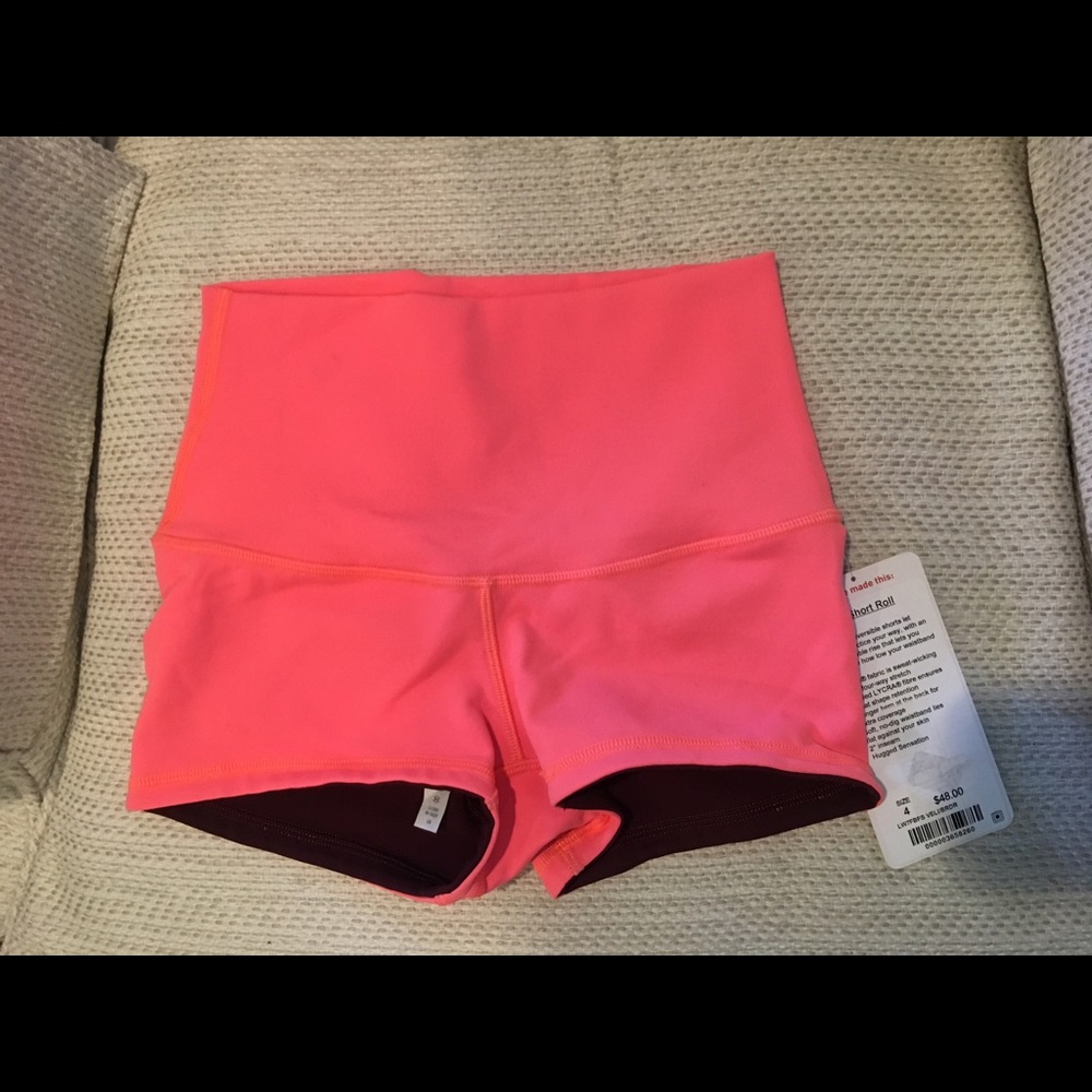 NWT Lululemon reversible shorts