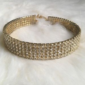 Rhinestone Choker