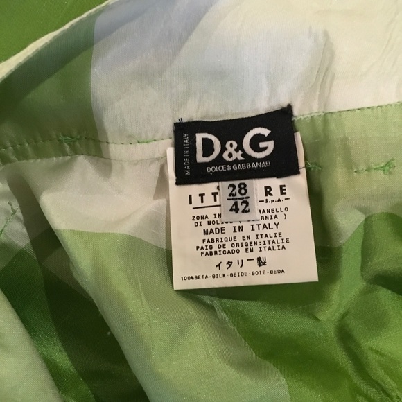 πHP D&G Lightweight Silk Long Skirt size 28 - Picture 7 of 8