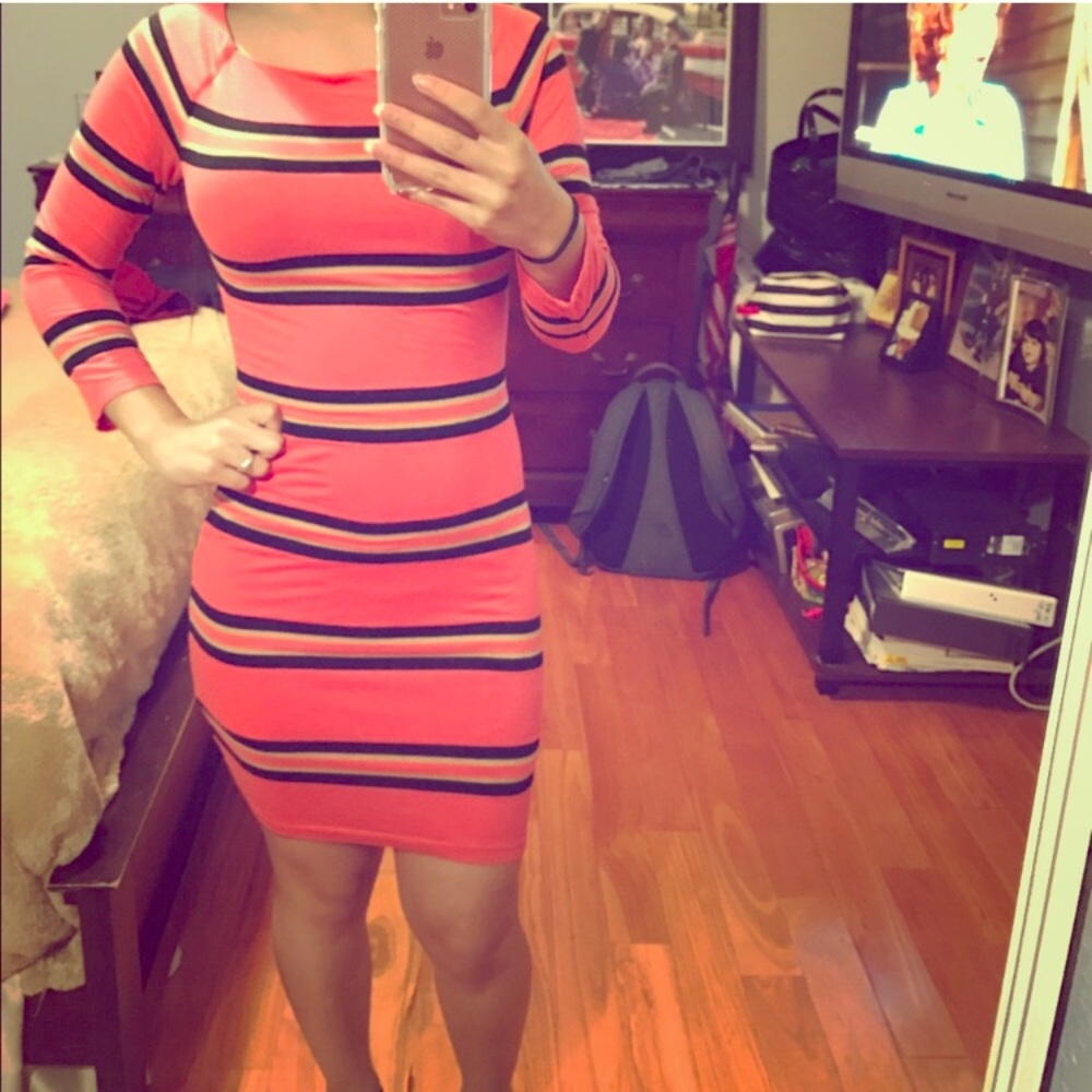 Striped Dress long sleeves