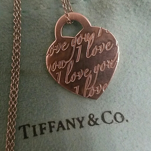 Authentic Tiffany & Co. I love you notes necklace - Picture 2 of 4