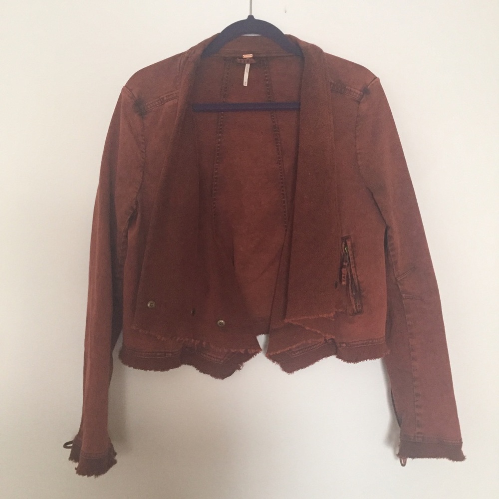 Free People moto jacket spring jacket