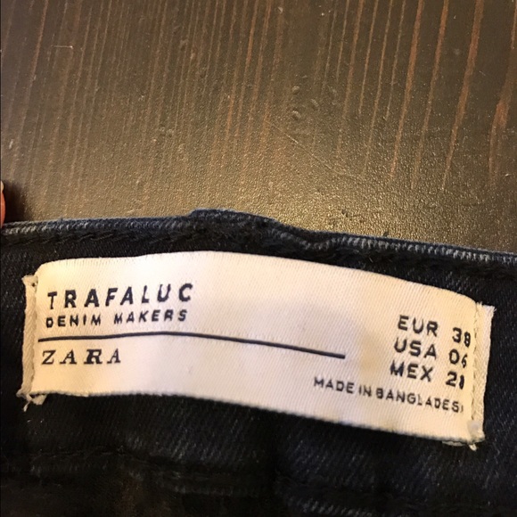 Zara ripped knee jeans - dark blue - Picture 5 of 5