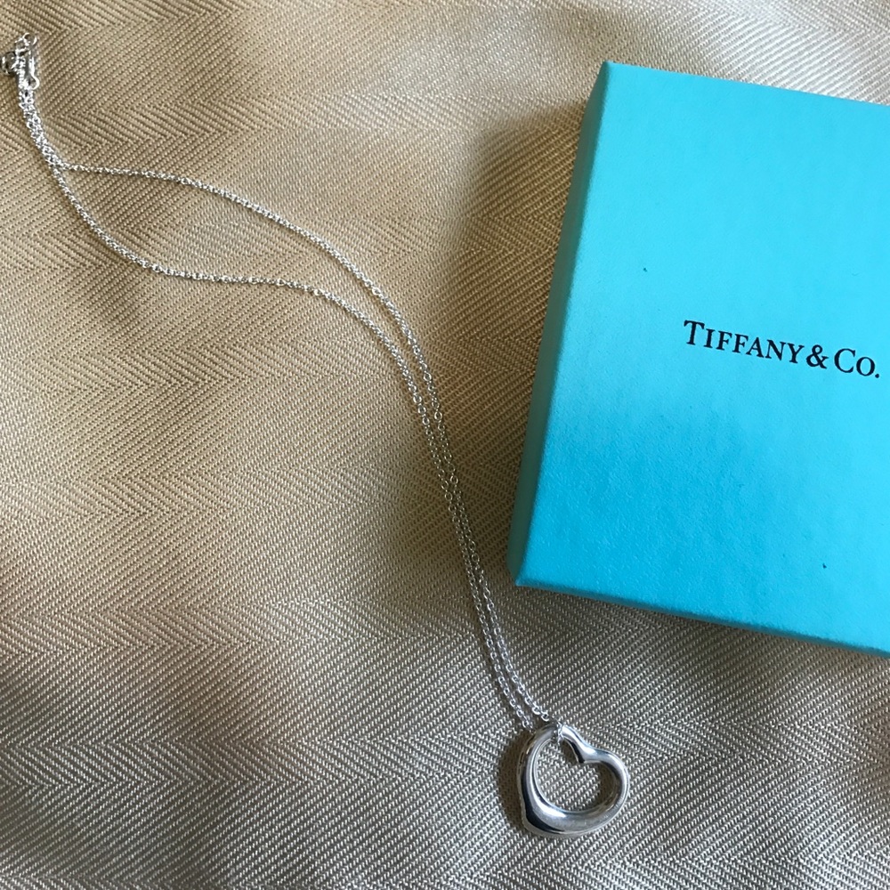 Tiffany & Co open heart pendant