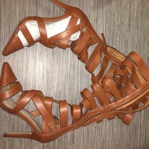 Knee High Sandal Heels