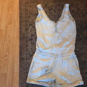Cloth and StoneLight blue wash romper